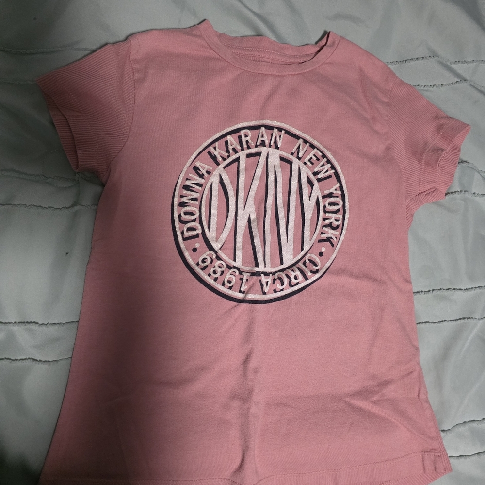 DKNY Pink Logo Tee